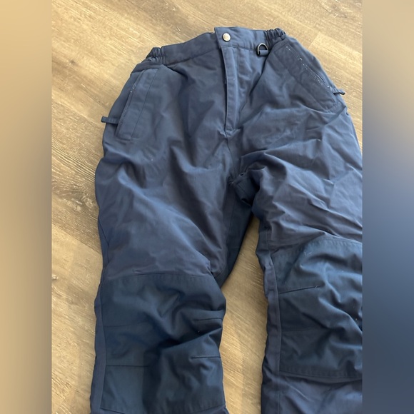 Lands End Girls Navy Blue Snow Pants Sz 12 - Picture 3 of 11
